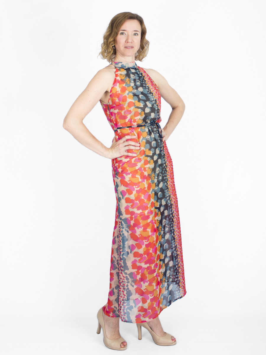 Платье Для женщин "Fishka" Арт W-Sm203 р-р 44-46 "Манго"на подкладе